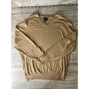 Lanesboro Extra Large Cotton + Cashmere Mens Brown Sweater